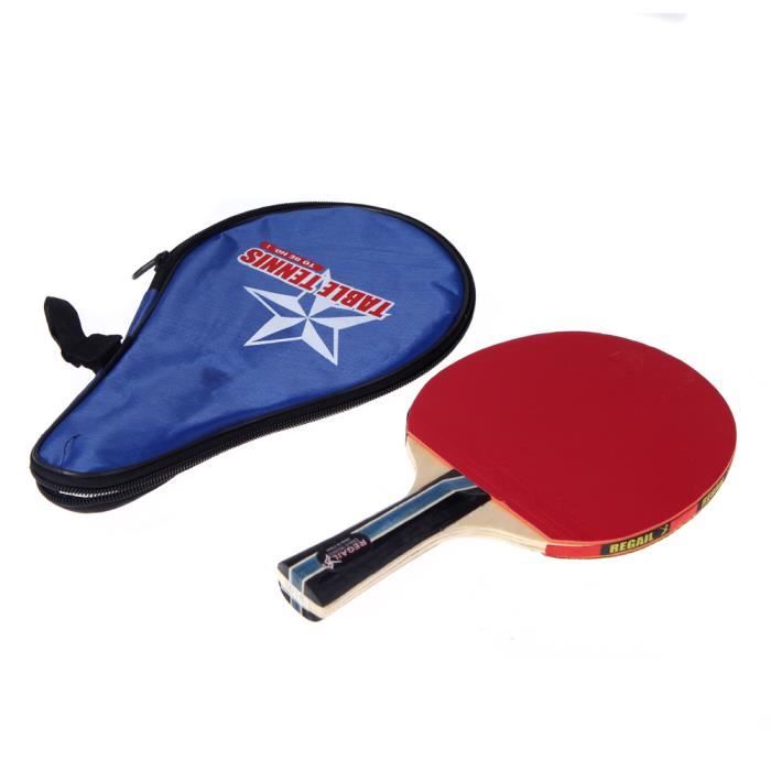 Bozaap Housse De Raquette De Tennis De Table – Étui Pour 1 Raquette + 3 Balles