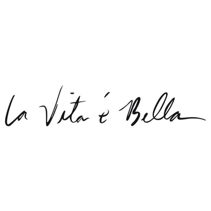 Dispositions Murales Decal Sayings Mur Teck Citation Carts Words La Vie Est Belle Sticker Mural Italien Noir Cdiscount Maison