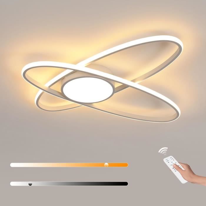 Aiskdan Plafonnier LED Moderne, 40W 4480lm Luminaire Plafonnier