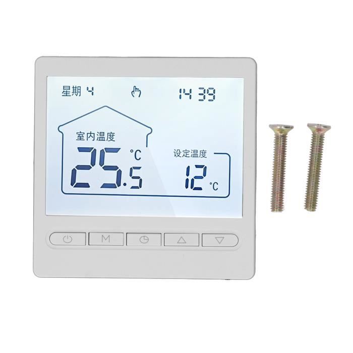 Prise Thermostat Intelligent 230V - Régulateur Température Précise Avec Sonde 2m | Chauffage & Refroidissement Pour Terrariums, Aquariums Et Serres