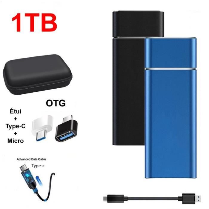 Étui EVA Étanche Orange Pour Disque Dur Externe 2.5" - Protection Robuste Et Organisateur Universel Compact