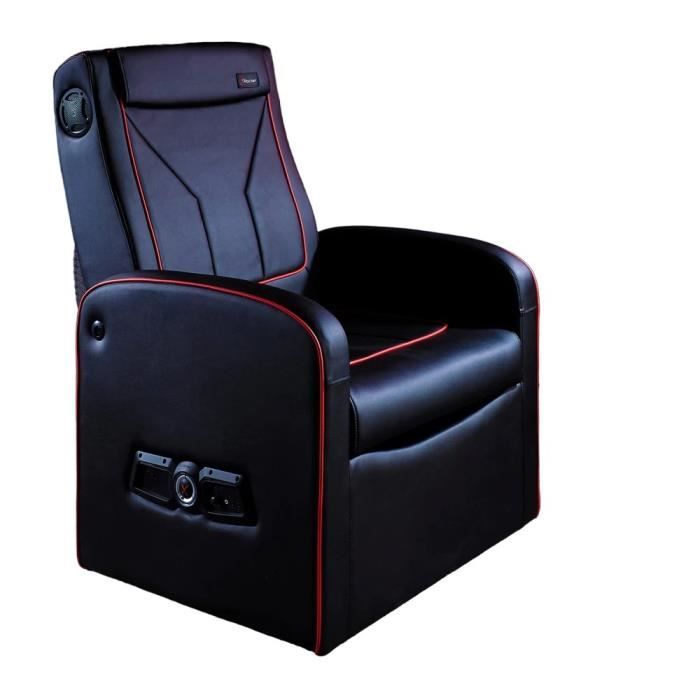 X-Rocker Shift Luxe JR - Fauteuil de jeu enfant 2.1 stéréo avec caisson de basses rangement noir