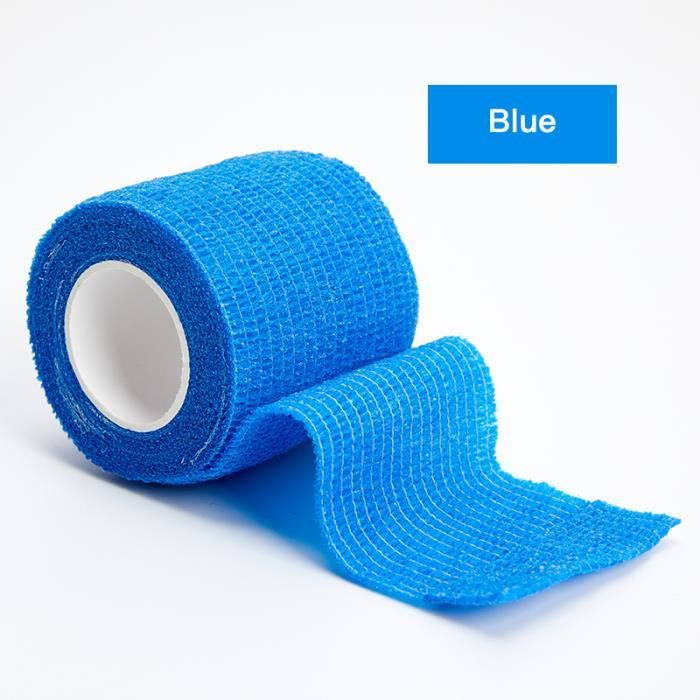 RUBAN ADHESIF ELECTRICITE,Blue-10cmX4.5m--4.5M coloré élastique