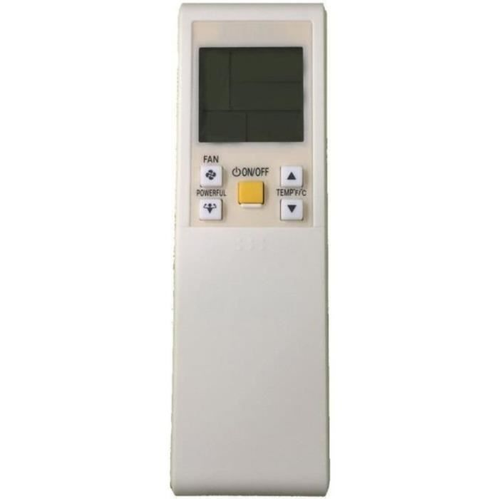 Télécommande De Remplacement Pour Climatiseurs Daikin FTXS35/42/50G2V1B, FTXG35JW - 433 MHz - 9