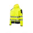 Veste à haute visibilité Payper Wear Shine 2.0 - jaune fluo/bleu marine - 4XL-1