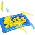 SALALIS Jouets de pêche de canard de piscine Enfants piscine canard pêche jouets jeux magnétique flottant jouet jeux activite-1