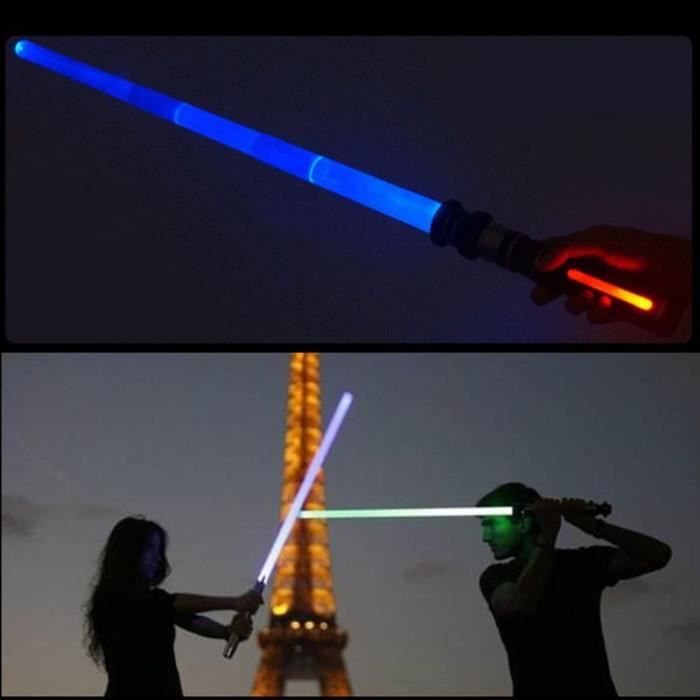 Jouet épée laser pour enfants, épée lumineuse étoile, épée laser