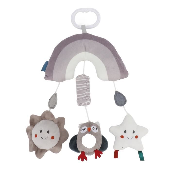 WolinTek Jouet de Poussette Peluche, Berceau Hochet Animales avec Musique, Jouets Doux de bébé de hochets,Dentition pour 3 6 9 12 garçons et Filles,Cadeau d' anniversaire (Tiger WolinTek Jouet de Poussette Peluche, Berceau Hochet Animales avec Musique, Jouets Doux de bébé de hochets,Dentition pour 3 6 9 12 garçons et Filles,Cadeau d' anniversaire (Tiger