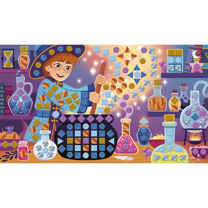 Janod - Coffret Mosaïques en Mousse - Thème Hiver - Les Ateliers