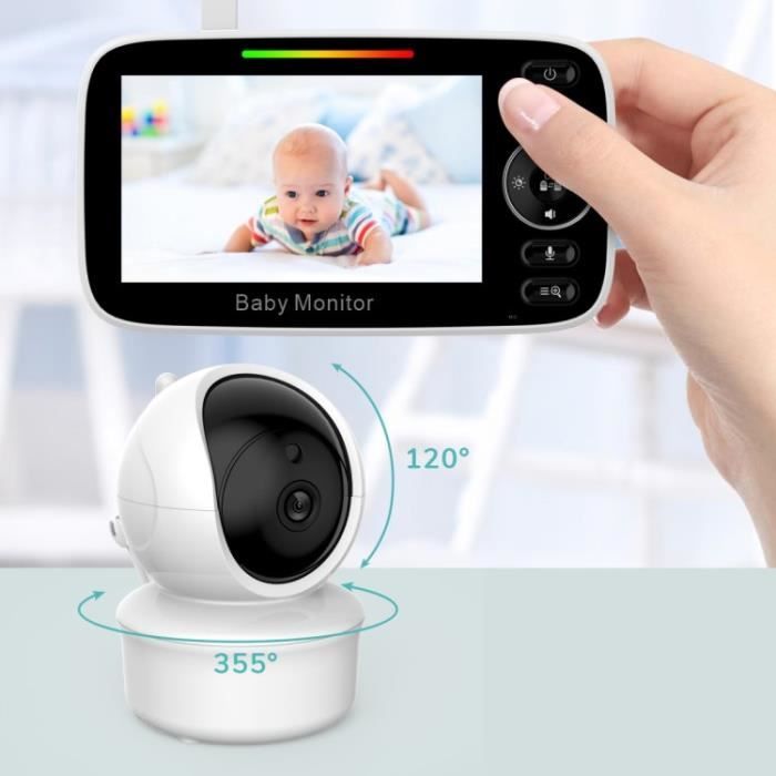 BOIFUN BabyPhone - Vidéo Sans Fil Multifonctions - Ecran 3.2 LCD - Caméra  Bidirectionnel - Vision Nocturne - Capteur de Température - Cdiscount  Puériculture & Eveil bébé