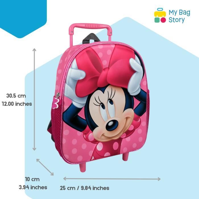 Roulette Minnie Cartable Maternelle A Roulette Cartable Roulette