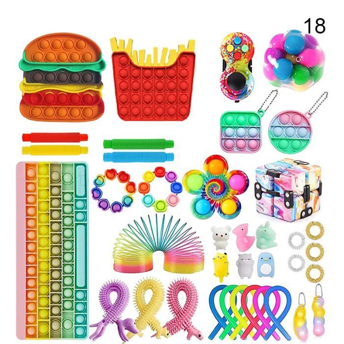 Pop It Set - Fidget Toy - Regenboog - Fidget Toys Kopen