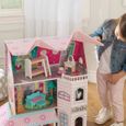 KidKraft - Maison de poupées Abbey Manor en bois avec 18 accessoires inclus-2