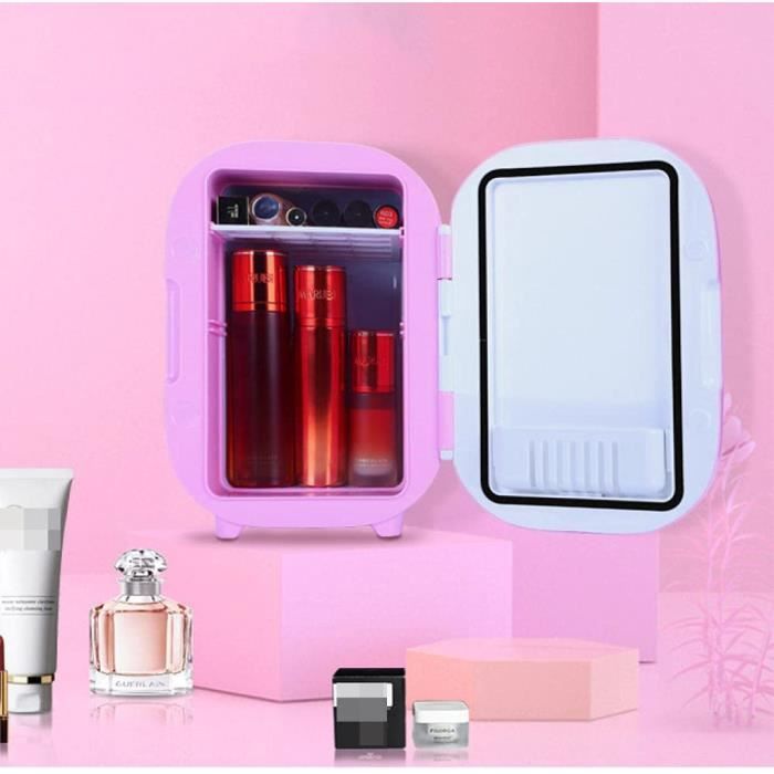 Mini Frigo de Maquillage 6L Réfrigérateur Cosmétique de Voiture