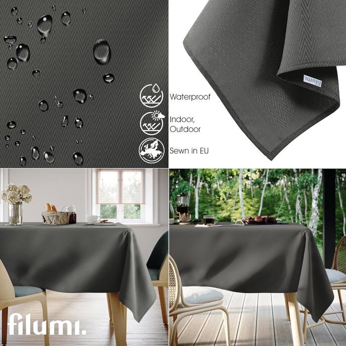 Treer Nappe Ovale Imprimer Plante, Nappe De Table Avec Bord