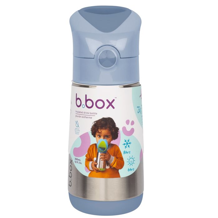 b.box Gourde Enfant en Tritan™ | Bouteille d'Eau à Préhension Facile et Couvercle Étanche | Design Moderne et Cool Adapté Aux Enfants, Idéal pour Remplacer la Tasse Antifuite | 600 ml