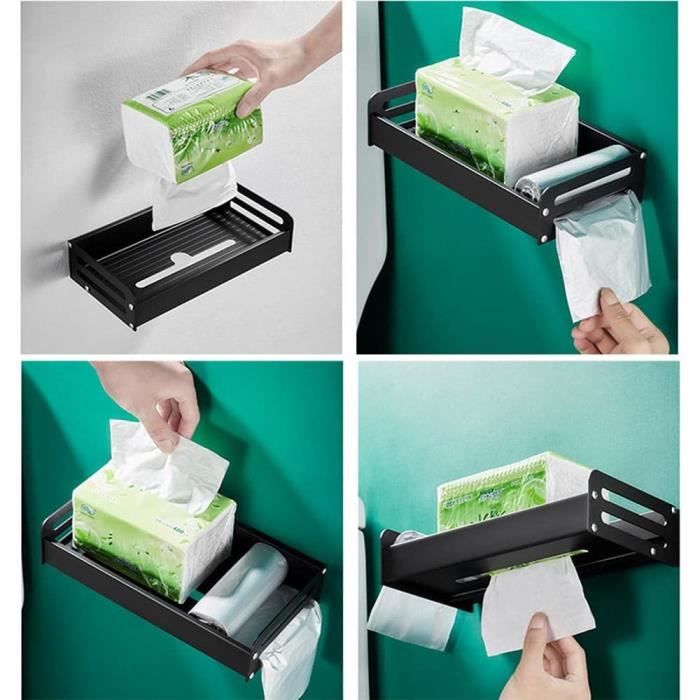 Range Papier Toilette Adhesif Derouleur Papier Wc Sans Percage Support  Papier Toilette Mural Space Aluminium Multi-Fonction [x3288] - Cdiscount  Bricolage