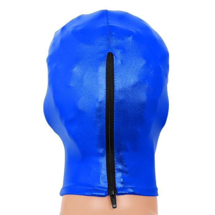 Cagoule En Latex 100% Cheveux Blonds - Pour Jeux De Rôle Fétichiste BDSM - Neuf