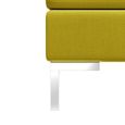 🦈4103Super qualité - Canapé scandinave Repose-pied sectionnel - Canapé de relaxation Canapé droit fixe Confortable Sofa avec coussi-3