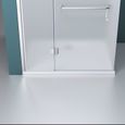 Mai & Mai Cabine de douche en angle 70x100 une porte paroi de douche verre opaque avec revêtement easy clean Rav04S-3