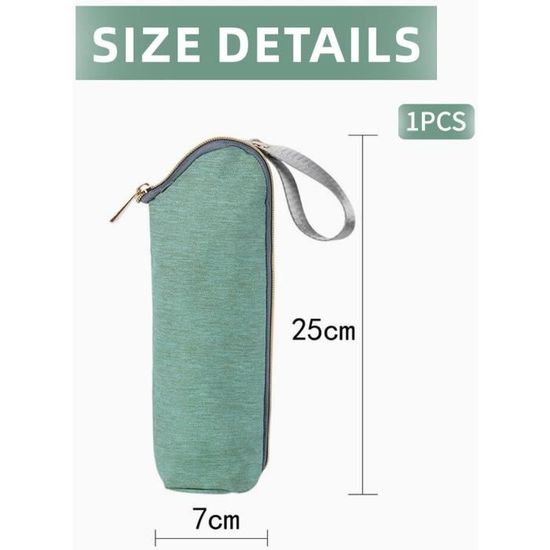 Gourde - Bouteille isotherme,Sac pour bouteille de boisson légère pliable,Portable en plein air