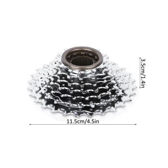 Anti-Rouille et résistante à l/'usure 7 Vitesses Roue Libre de vélo de Montagne Accessoire de Remplacement de VTT Annadue Roue Libre 7 Vitesses