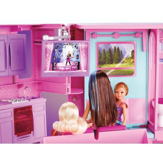 Barbie Camping Car Equestre Barbie Cdiscount Jeux Jouets