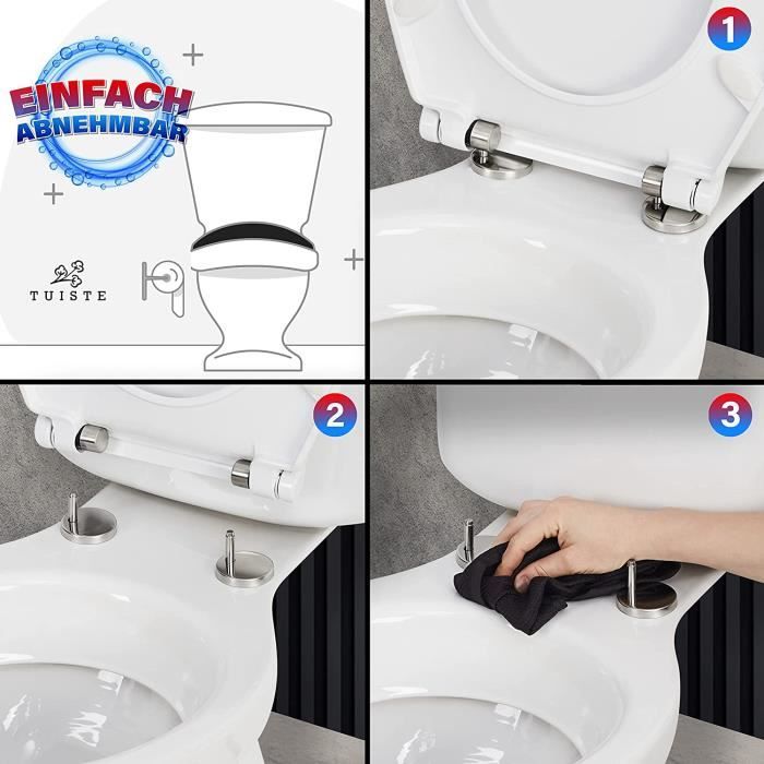 Lunette clearance pour toilette