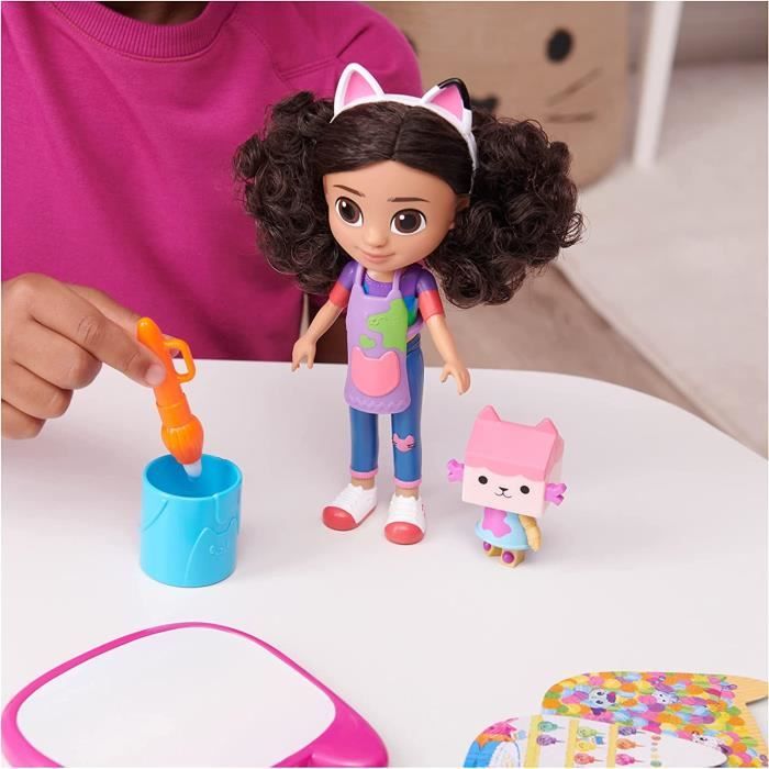 Figurine et accessoires pour maison de poupée studio d'art gabby's  dollhouse multicolore Spin Master