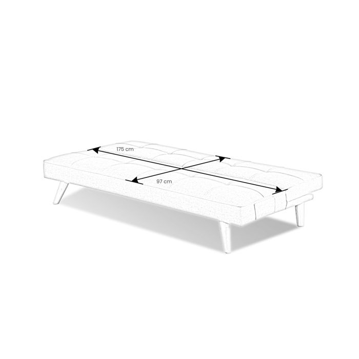 Banquettes clic-clac gris (2026) Meilleures Ventes