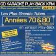 CD Karaoké Play-Back KPM Vol.41 "Tubes Années 70 & 80-0