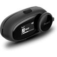 SENA Casque Bluetooth Parani M10 pour Moto - Version Micro Filaire Noir-0