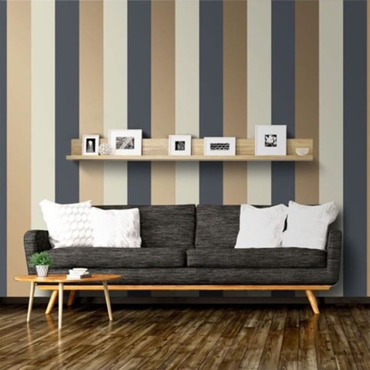 Télécharger gratuitement Images Papier Peint A Rayures Bleu Marine Or Taupe Direct Wallpapers dernière salutations
