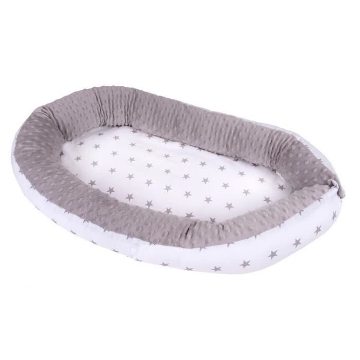 Callyna Reducteur De Lit Bebe Evolutif Avec Matelas Amovible Nid Bebe Cale Bebe Gris Etoile Cdiscount Puericulture Eveil Bebe