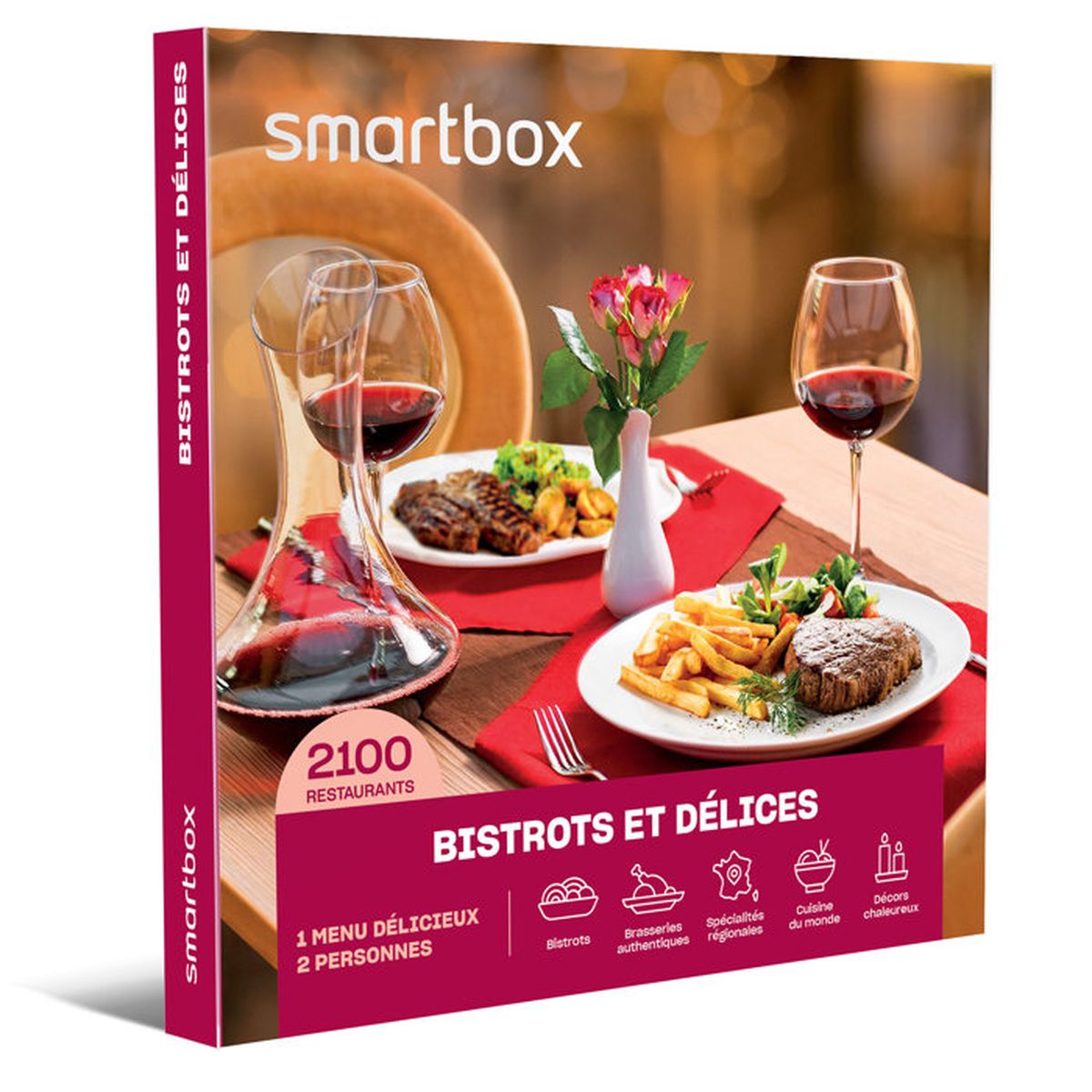 Smartbox Coffret Cadeau Découverte Du Vin : Dégustations, Visites De Caves, Ateliers Œnologiques Et Livraisons à Domicile - Idée Cadeau Parfaite Pour Les Amateurs De Vin