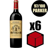 X6 Château Angelus 2015 75 cl AOC Saint-Emilion Grand Cru 1er Grand Cru Classé A Rouge Vin Rouge