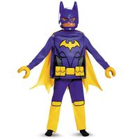 Déguisement Batgirl LEGO Movie 10/12 ans - Marque LEGO - Costume de Super-héros avec Cape, Gants et Demi-Masque