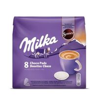LOT DE 2 - SENSEO - Milka Chocolat dosettes Compatibles Senseo - paquet de 8 dosettes