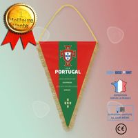 TD® Drapeau du Portugal Coupe d'Europe C Fans de Ronaldo Périphérique Équipe nationale du Portugal Drapeau de fanion Logo de l'éq