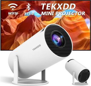 Vidéoprojecteur Mini Projecteur 4K,TEKXDD Videoprojecteur 200 ANSI