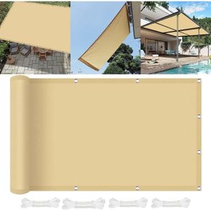 VOILE D'OMBRAGE Voile d'ombrage terrasse rectangulaire 1.4 x 3 m -