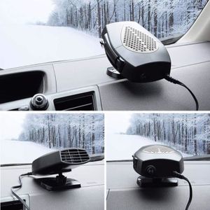 WANYIG R/échauffeur de Voiture Chauffage Voiture12V 150W avec Ventilateur D/égivreurs Pare-brise Automobile Avec c/âble r/églable /à 360 /° et c/âble de 1,5 m