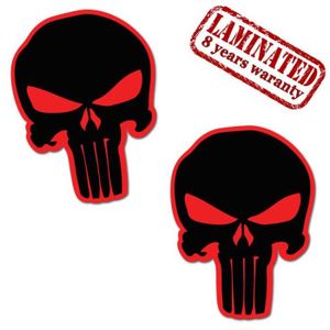 Stickers casque moto – Punisher (Déstockage)