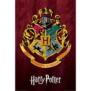AFFICHE - POSTER Harry Potter Blason Poudlard Poster multicolore 