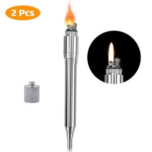 NHOUYAO Allume-feu pour la Survie Salon Camping en Plein air Outil en Acier Flint Striker Kit de Survie Outil 3 pi/èces Couleur al/éatoire
