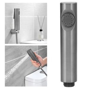 BIDET Pulvérisateur de douche bidet à main GAROSA - G1/2 - poignée ergonomique - pression d'eau réglable - gris