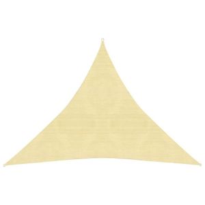 VOILE D'OMBRAGE Voile d'ombrage 160 g-m² Beige 3x3x3 m PEHD