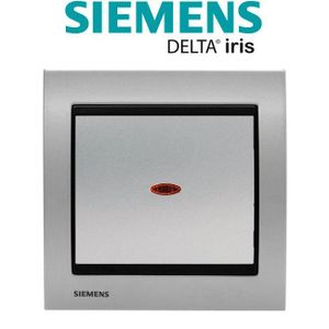 INTERRUPTEUR Siemens - Va et Vient Lumineux Silver Delta Iris +