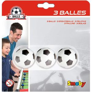 ACCESSOIRE BABY-FOOT Balles Liege 35mm X 3  - SMOBY
