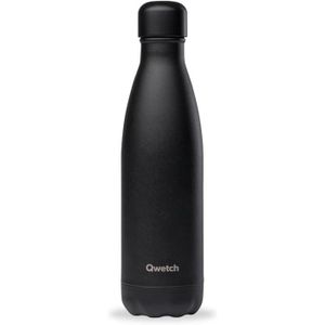 GOURDE Qwetch - Bouteille Isotherme All Black - Gourde No